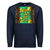 Navy softball leopard Premium Sweatshirt - NancyCooperArtShop