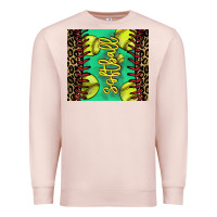 Pale Pink softball leopard Premium Sweatshirt - NancyCooperArtShop