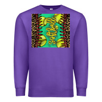 Purple softball leopard Premium Sweatshirt - NancyCooperArtShop