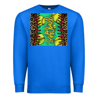 True Royal softball leopard Premium Sweatshirt - NancyCooperArtShop