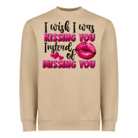 Mushroom i wish i was kissing you instead of missing you Heavyweight Sweatshirt - FaDigitalArtStudio