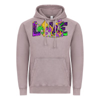 Vintage Zinc mardi gras love Vintage Hoodie - JahusDesignShop