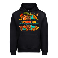 Black optometry thankful grateful blessed pumpkin Urban Hoodie - NancyCooperArtShop