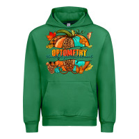 Emerald optometry thankful grateful blessed pumpkin Urban Hoodie - NancyCooperArtShop
