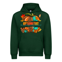 Foreset Green optometry thankful grateful blessed pumpkin Urban Hoodie - NancyCooperArtShop