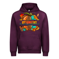 Mauve Wine optometry thankful grateful blessed pumpkin Urban Hoodie - NancyCooperArtShop