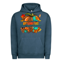 Pigment Midnight Navy optometry thankful grateful blessed pumpkin Urban Hoodie - NancyCooperArtShop