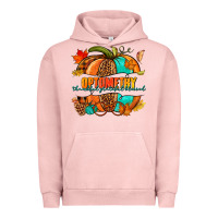 Pigment Salmon optometry thankful grateful blessed pumpkin Urban Hoodie - NancyCooperArtShop