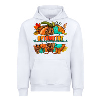 White optometry thankful grateful blessed pumpkin Urban Hoodie - NancyCooperArtShop