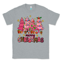 Heather Grey pink christmas trees Classic Tee - AdoDesignShop
