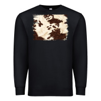 Black brown cowhide background Premium Sweatshirt - NancyCooperArtShop