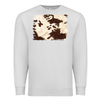 Dove Grey brown cowhide background Premium Sweatshirt - NancyCooperArtShop