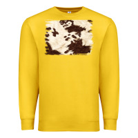 Lemon brown cowhide background Premium Sweatshirt - NancyCooperArtShop