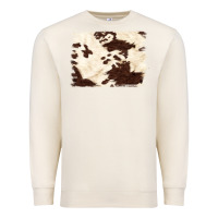 Sandshell brown cowhide background Premium Sweatshirt - NancyCooperArtShop