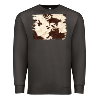 Smoke brown cowhide background Premium Sweatshirt - NancyCooperArtShop