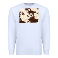White brown cowhide background Premium Sweatshirt - NancyCooperArtShop