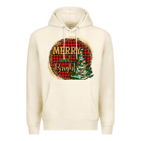 Tofu merry and bright christmas tree Premium Hoodie - AdoDesignShop
