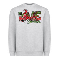 Heather Grey love summer Heavyweight Sweatshirt - SublimationCraftShop