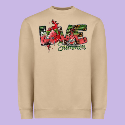 Love Summer Heavyweight Sweatshirt Designed By Sublimationcraftshop