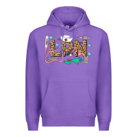Purple LPN Certified Nursing Assistant Premium Hoodie - LillyAllenDesigns