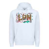 White LPN Certified Nursing Assistant Premium Hoodie - LillyAllenDesigns