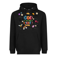 Black god is so much bigger than... Heavyweight Hoodie - MaliasSmallBusiness