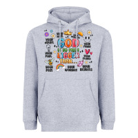 Heather Grey god is so much bigger than... Heavyweight Hoodie - MaliasSmallBusiness