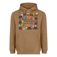 Toasted Coconut god is so much bigger than... Heavyweight Hoodie - MaliasSmallBusiness
