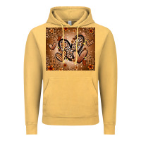 Vintage Mustard melanin hearts Vintage Hoodie - Zillion Design Studio