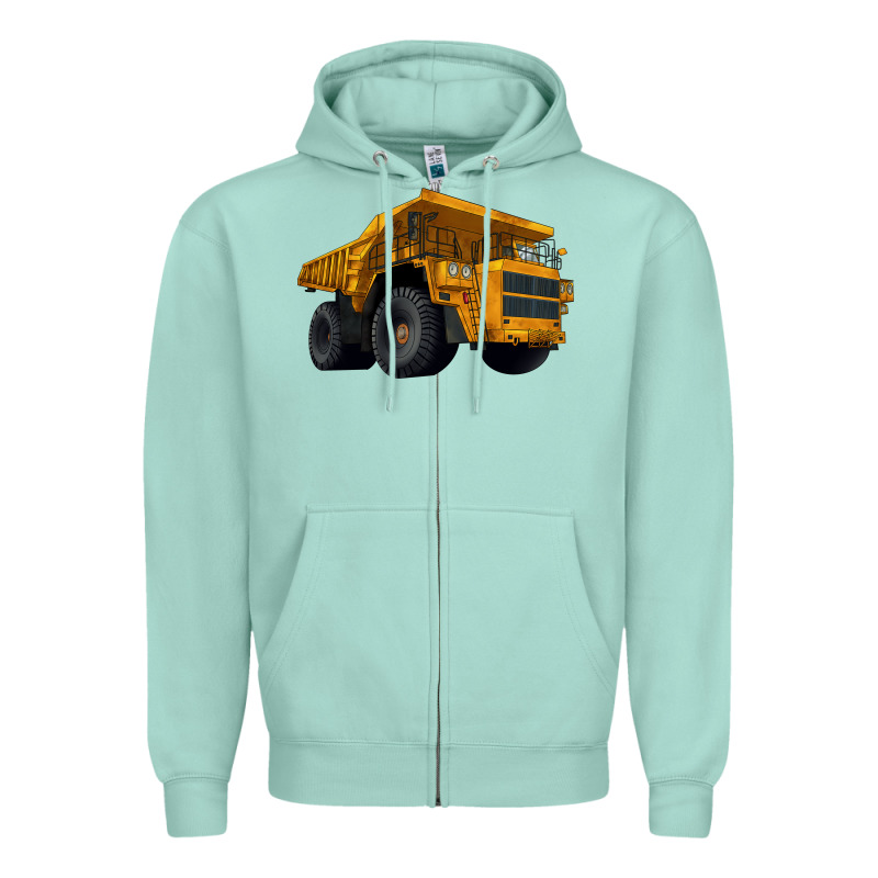 Dump Truck Zipper Hoodie by LillyAllenDesigns | Teevron