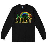 Black feeling lucky with coins Long Sleeve Tee - AdoDesignShop