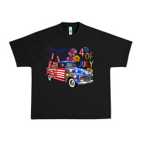 Black western truck fourth of july america Urban Heavy Tee - FaDigitalArtStudio