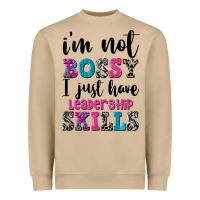 Mushroom ı'm not bossy ı just have leadership skills Heavyweight Sweatshirt - FaDigitalArtStudio