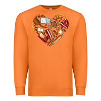 Carrot bake tools hearts Premium Sweatshirt - NancyCooperArtShop
