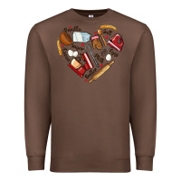 Chestnut bake tools hearts Premium Sweatshirt - NancyCooperArtShop