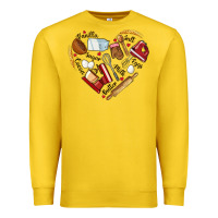 Lemon bake tools hearts Premium Sweatshirt - NancyCooperArtShop