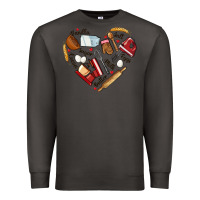 Smoke bake tools hearts Premium Sweatshirt - NancyCooperArtShop