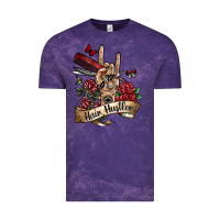 Cloud Purple hair hustler 3 Vintage Tee - SublimationCraftShop