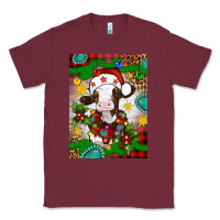 Burgundy christmas cow air freshener Classic Tee - Artiststas