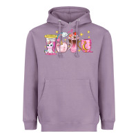 Lavender unicorn coffee cups Heavyweight Hoodie - NancyCooperArtShop