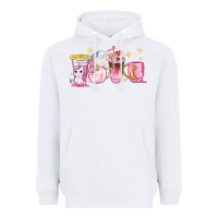 White unicorn coffee cups Heavyweight Hoodie - NancyCooperArtShop