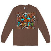 Chestnut thankful turkey png Long Sleeve Tee - JahusDesignShop