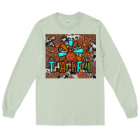 Matcha thankful turkey png Long Sleeve Tee - JahusDesignShop
