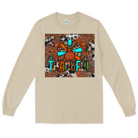 Mushroom thankful turkey png Long Sleeve Tee - JahusDesignShop