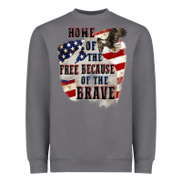 Storm Home of the free because of the brave 4th of july Heavyweight Sweatshirt - CowGirlArtShop