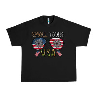Black small town usa Urban Heavy Tee - CowhideDigitalArt