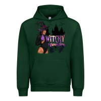 Forest Green Witchy Woman Urban Hoodie - texasbilliewilder