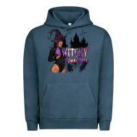 Pigment Midnight Navy Witchy Woman Urban Hoodie - texasbilliewilder