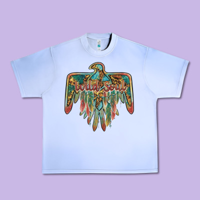 Wild Soul Thunderbird Urban Heavy Tee Designed By Barkaloodesign