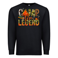 Black camp fire legend Premium Sweatshirt - NancyCooperArtShop